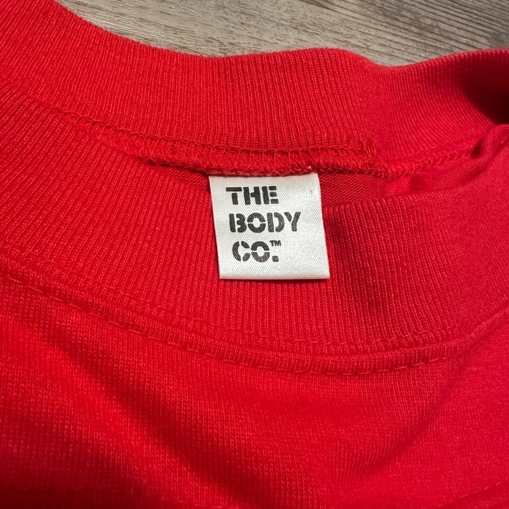 red y2k cropped vintage - retro funky graphic t-shirt NWT - Picture 5 of 11